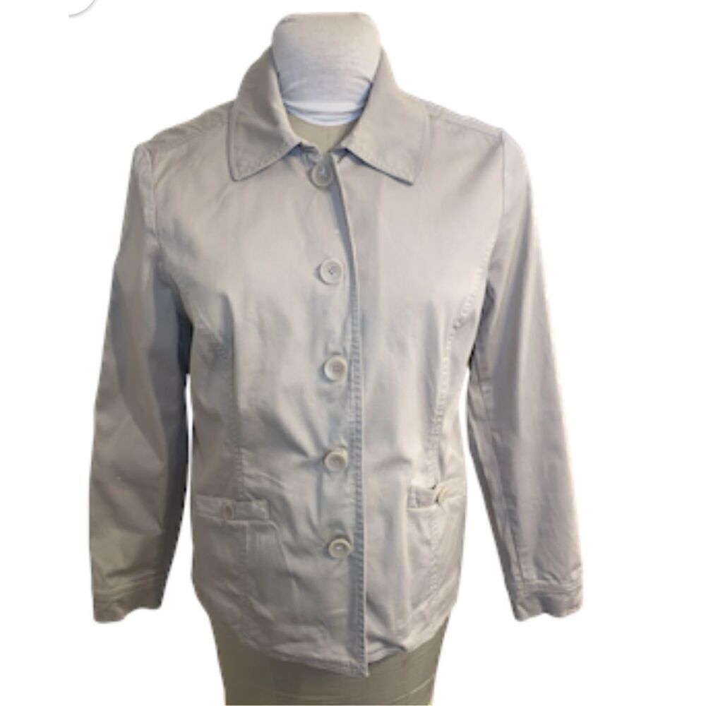 TravelSmith Cotton Blend 5-Button Jacket Size M Packable Lightweight